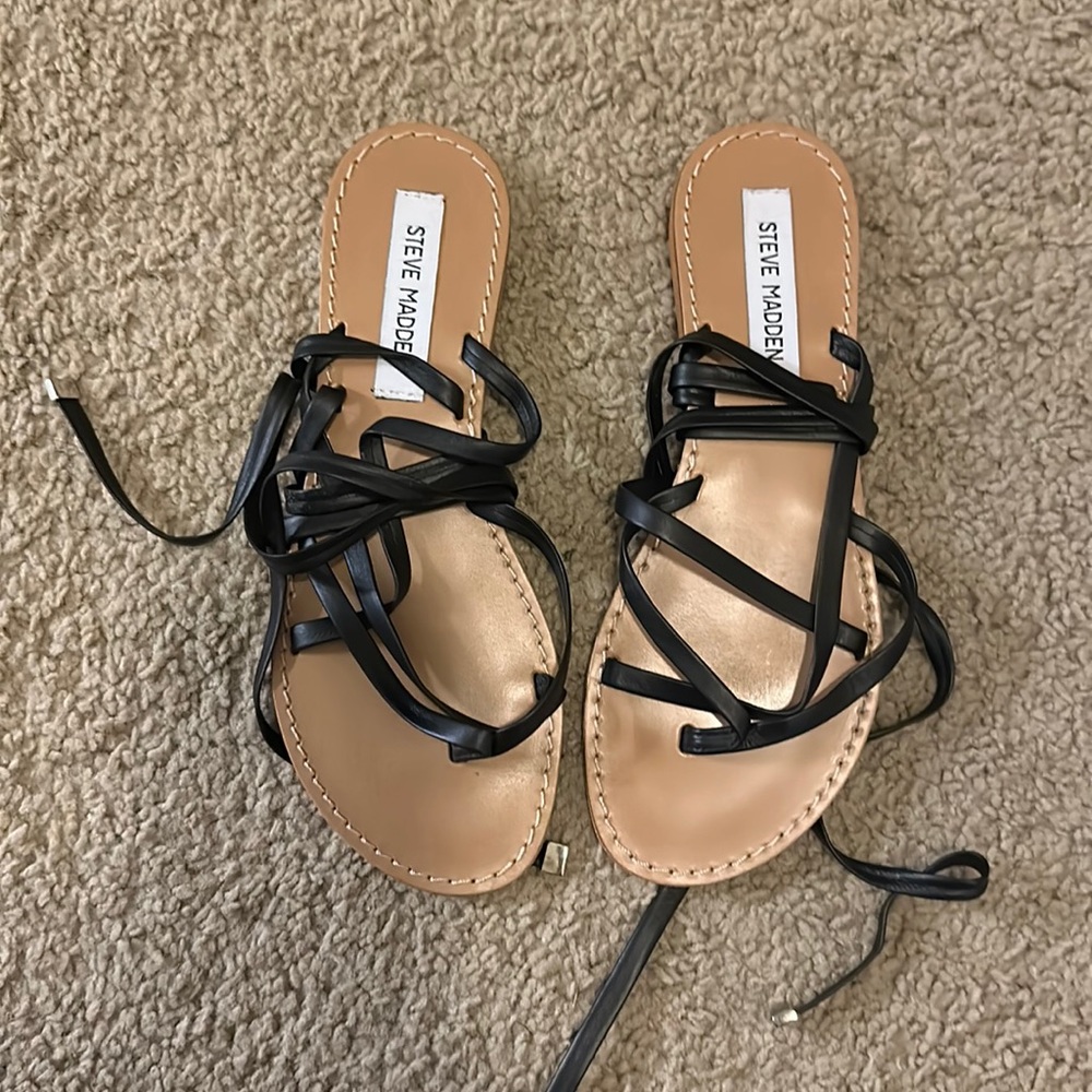 Steve Madden Leather Gladiator Sandals